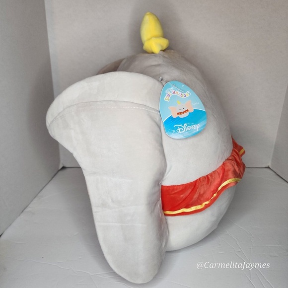 DUMBO 🐘 Disney 14 in Flying Elephant Original Squishmallow By Kellytoy NWT - Picture 7 of 10